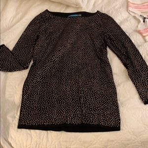 Alice and Olivia black sequin sweater